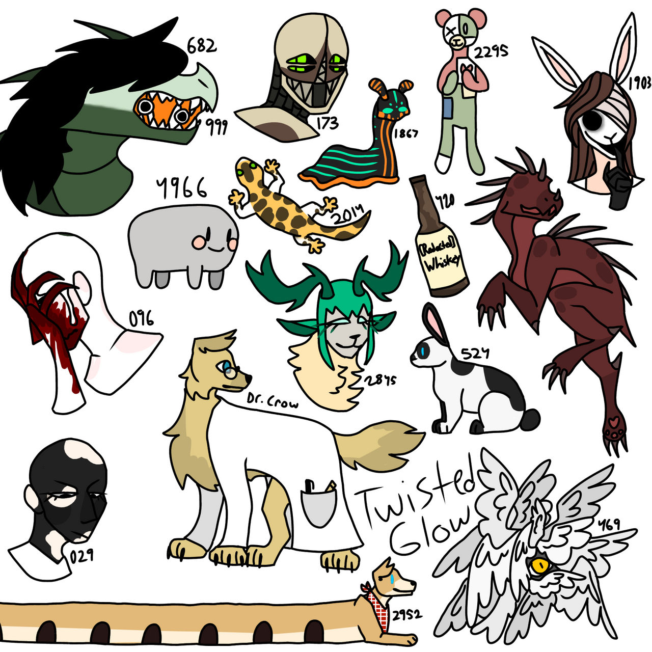 Scp Toe SCP Doodles 5 by Twistedglow on DeviantArt