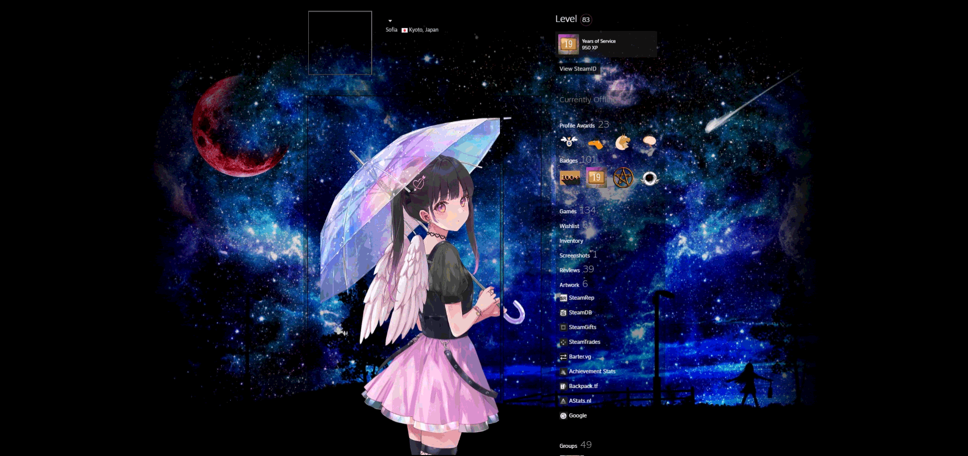 Anime Animated Steam Artwork Design FREE by dmxcss on DeviantArt