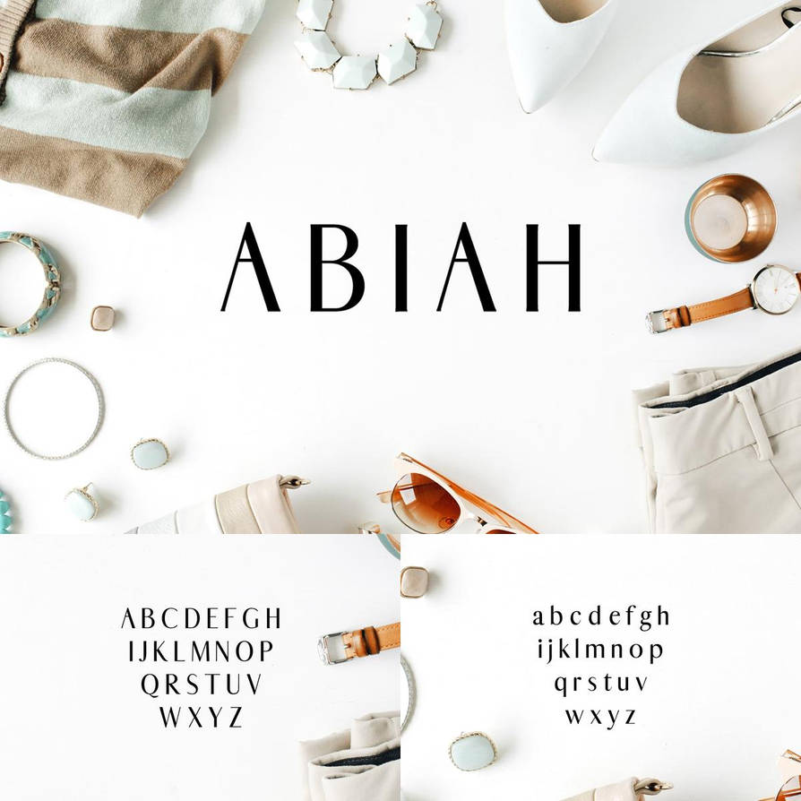 Abiah Sans Serif Font Family Pack by hamevilmath on DeviantArt