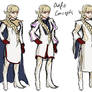 FE Heroes Civil War AU - Sharena Outfit Concepts