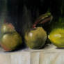 Fruits oil on canvas