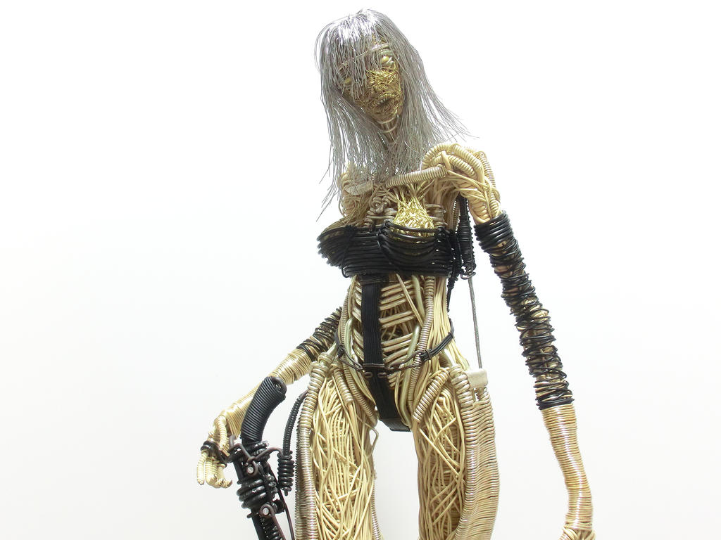 Character Using A Wire Wire Sculpture - character 3 by CreativityChains on DeviantArt