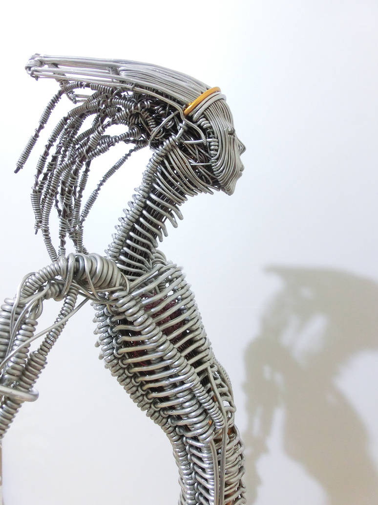 Character Using A Wire Wire Sculpture - character 6 by CreativityChains on DeviantArt