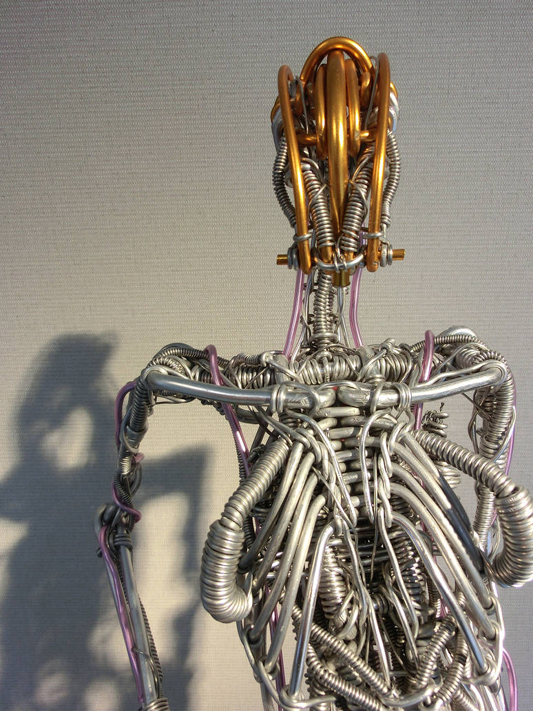 Character Using A Wire Wire Sculpture - character 7 by CreativityChains on DeviantArt