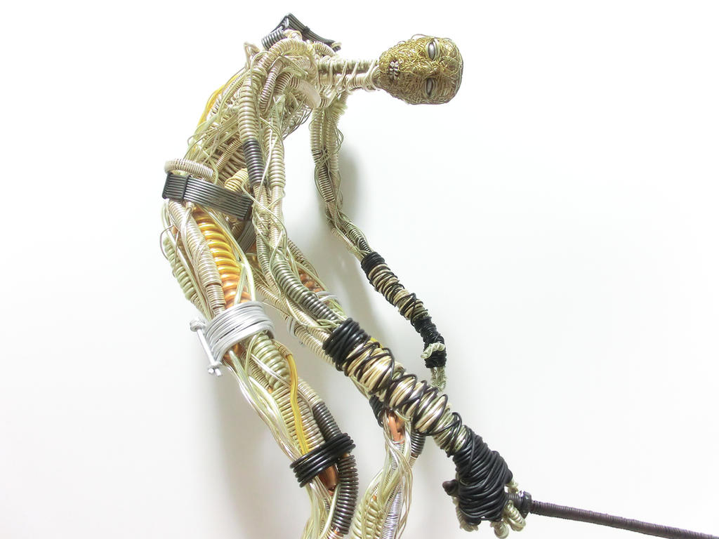 Character Using A Wire Wire Sculpture - character 12 by CreativityChains on DeviantArt
