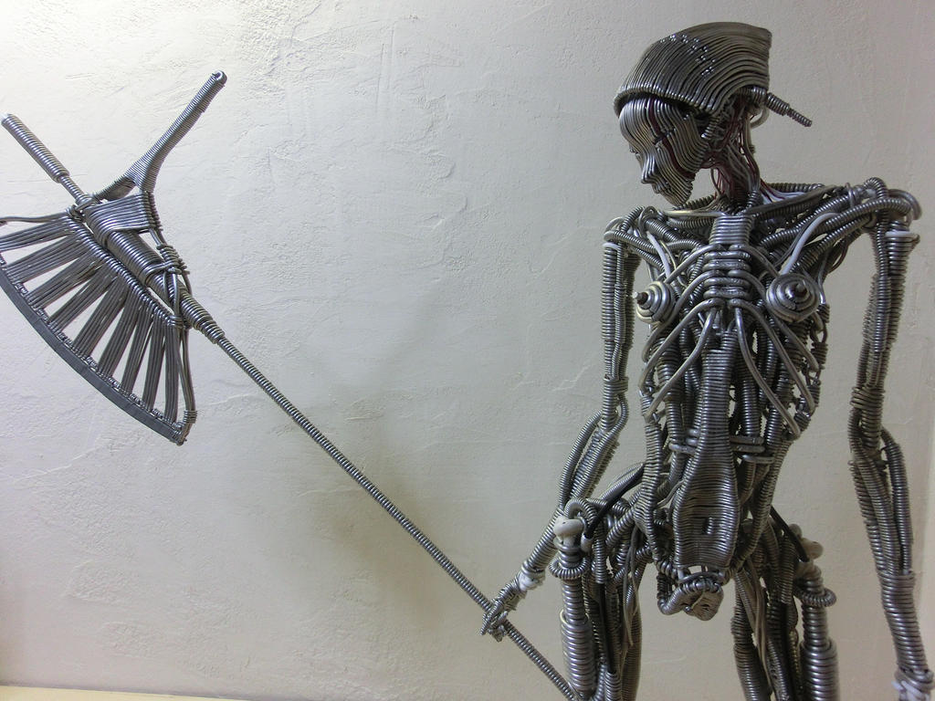 Character Using A Wire Wire Sculpture - character 15 by CreativityChains on DeviantArt
