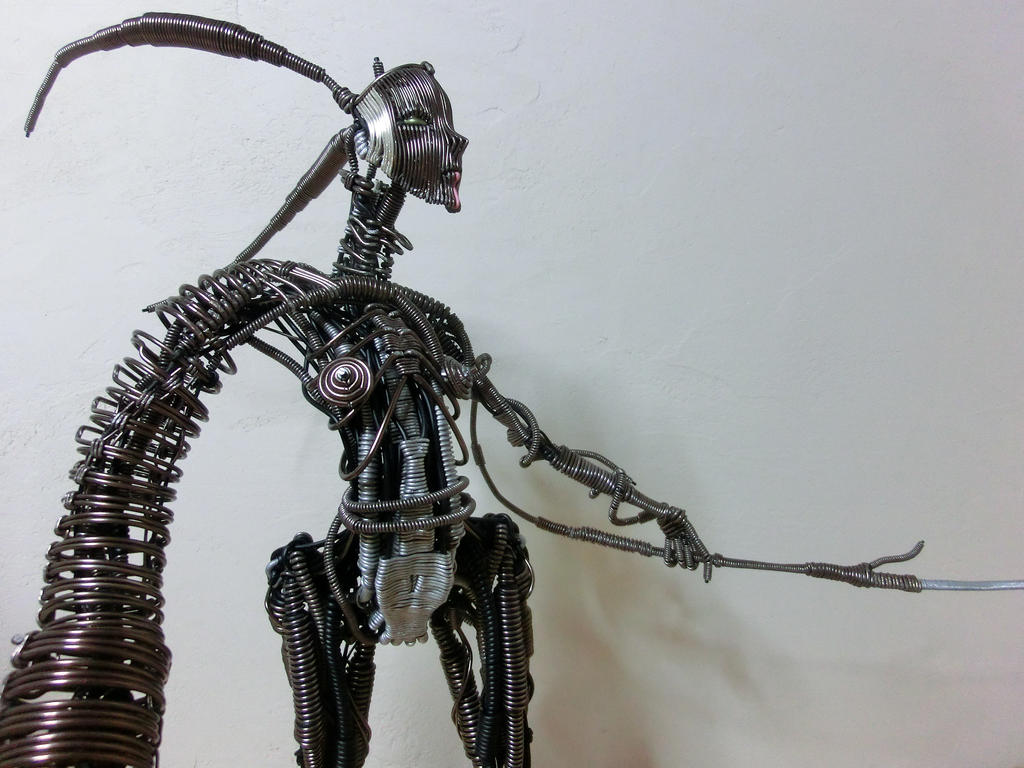 Character Using A Wire Wire Sculpture - character 16 by CreativityChains on DeviantArt