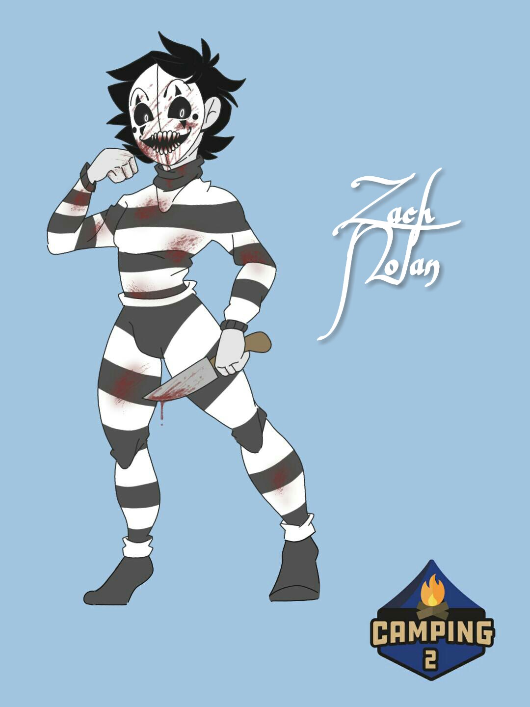 Zach Nolan From Camping 2 Roblox Fan Art By Axisuwu On Deviantart - roblox fan art