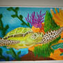 Swimming Sea Turtle