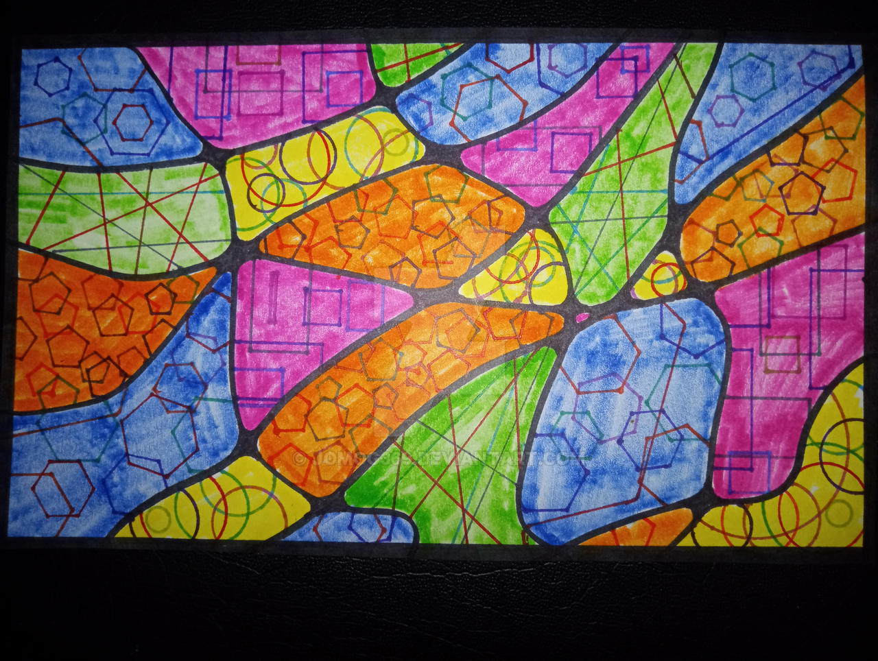 Composite abstract pattern