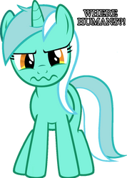 Where humans?! Lyra Heartstrings