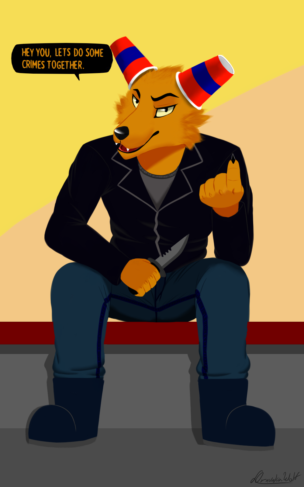 Codfrey Rulz Ok gregg RULZ ok! (NITW fanart) by DravalonWolf on DeviantArt