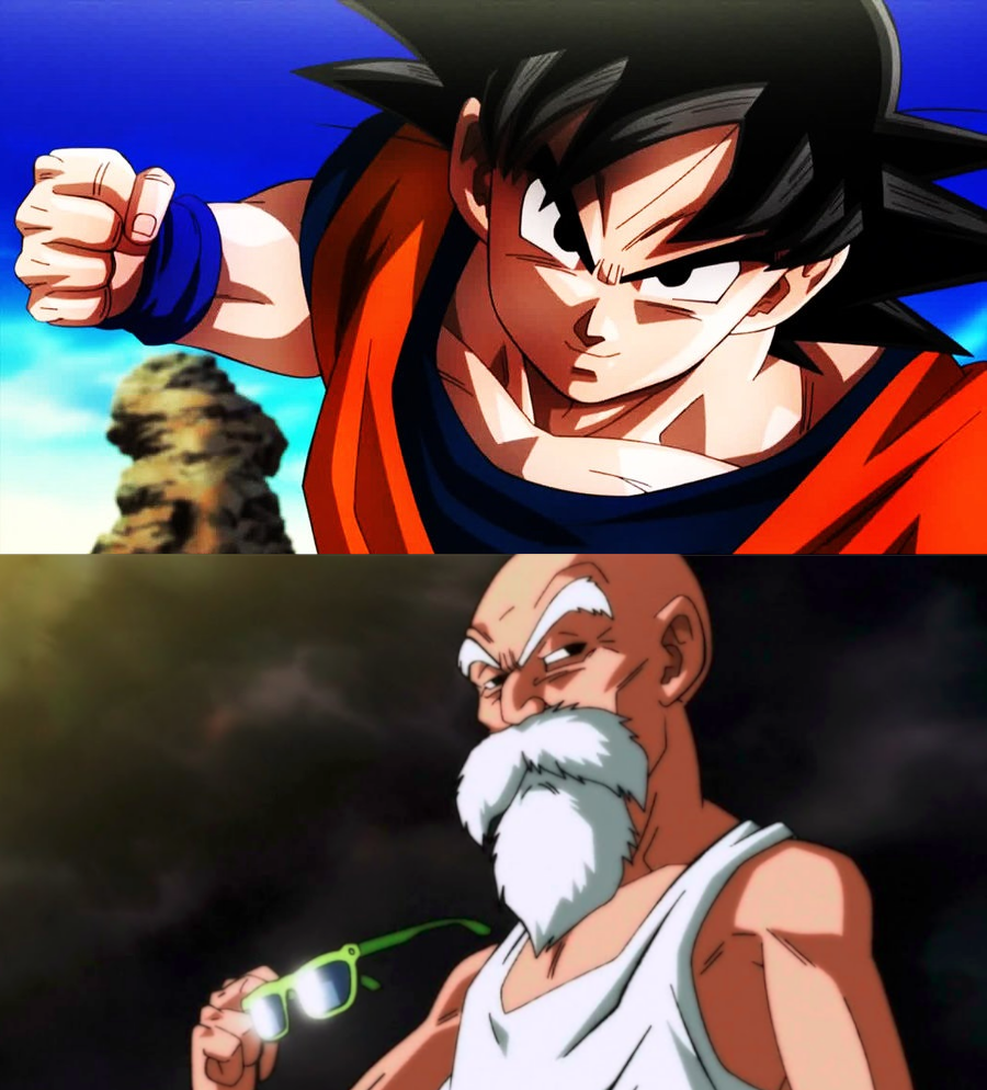 Master Roshi Teaching Son Goku is ready to battle a Master Roshi. by mortadeloramon287 on ...