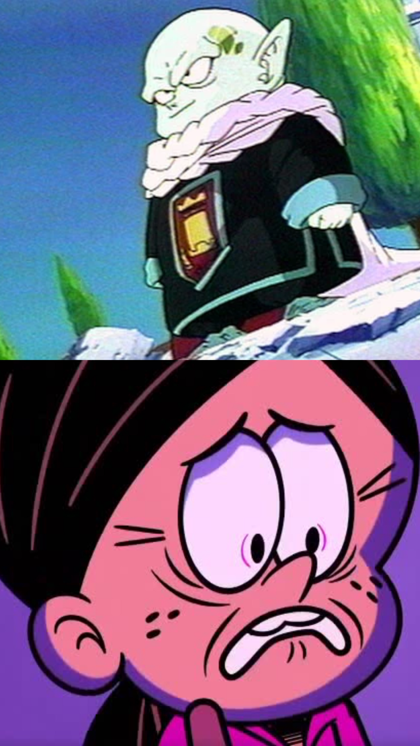 Scared Anne Ronnie Anne is scared of Garlick Jr. by mortadeloramon287 on DeviantArt