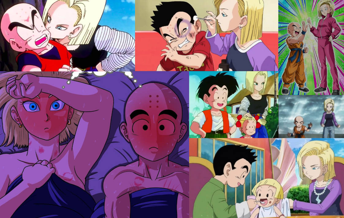 Android Krillin Krillin and Android 18's Relationship. by mortadeloramon287 on DeviantArt