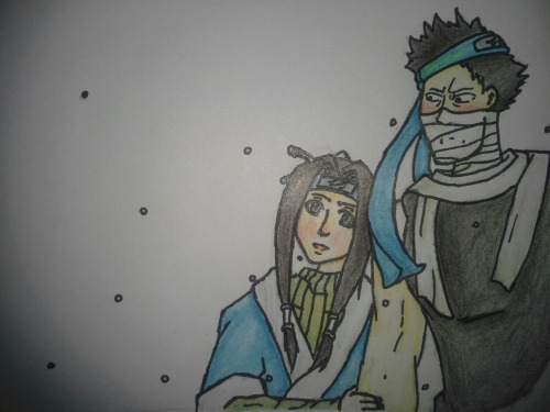 Zabuza and Haku in the snow