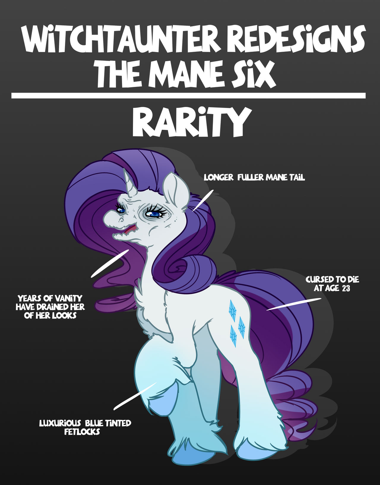 Deviantart Future Rarity Rarity Redesign by WitchTaunter on DeviantArt