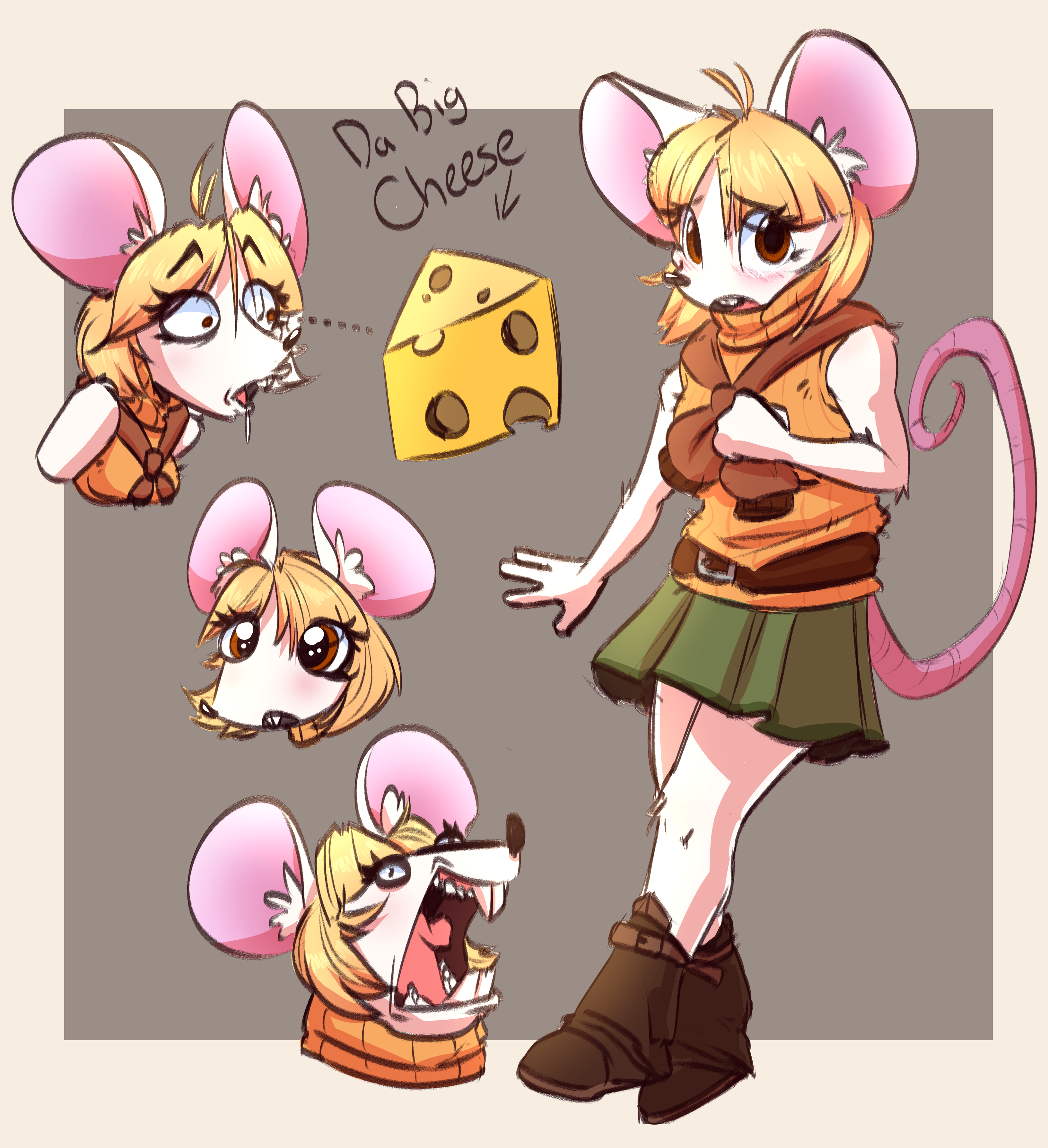 Tiny Mouse Ashley by JamoART on DeviantArt