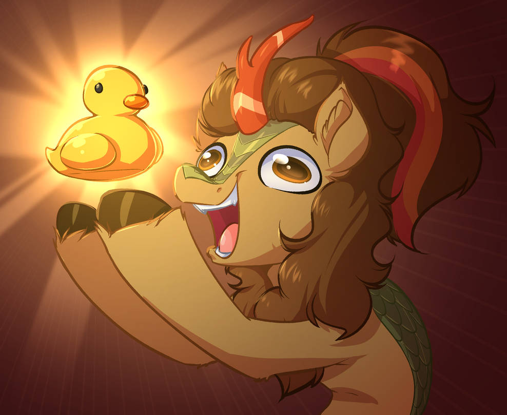 Kin Kun Duck Kirin Duck Commission by WitchTaunter on DeviantArt