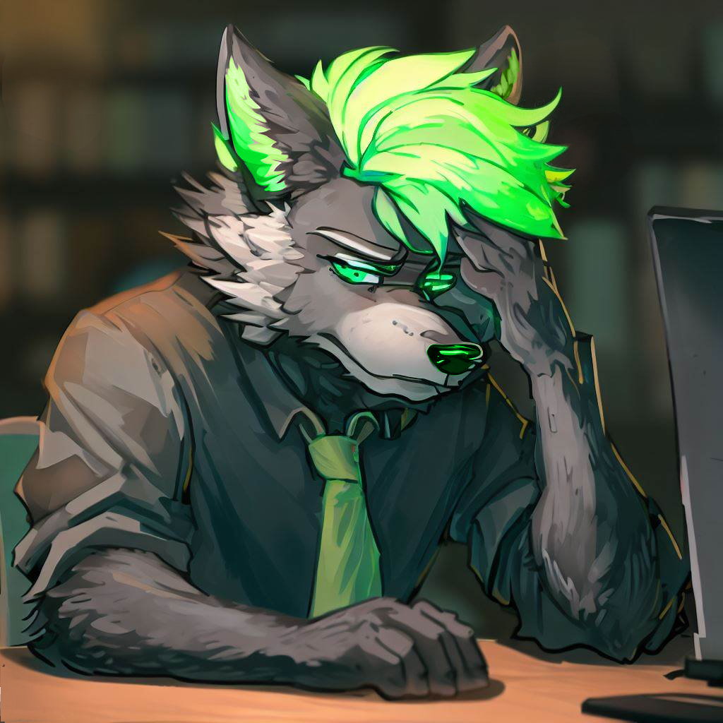 Computer Wolf Deviantart Tech support wolf by FangNeonpaw on DeviantArt