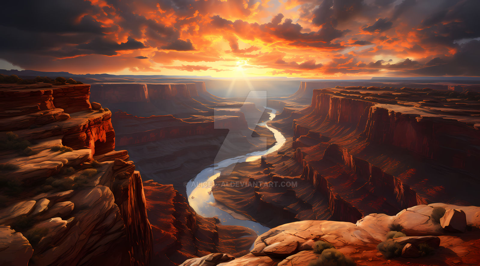 The Grand Canyon by Alice---AI on DeviantArt