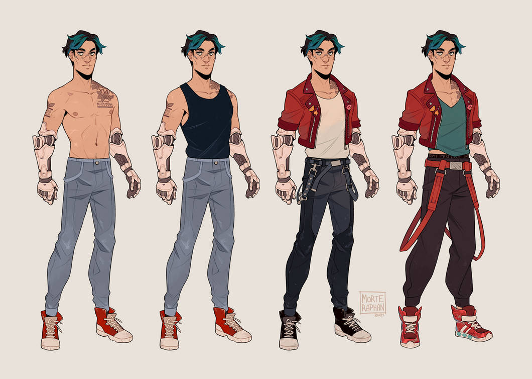 Fedya's Outfits by morteraphan on DeviantArt