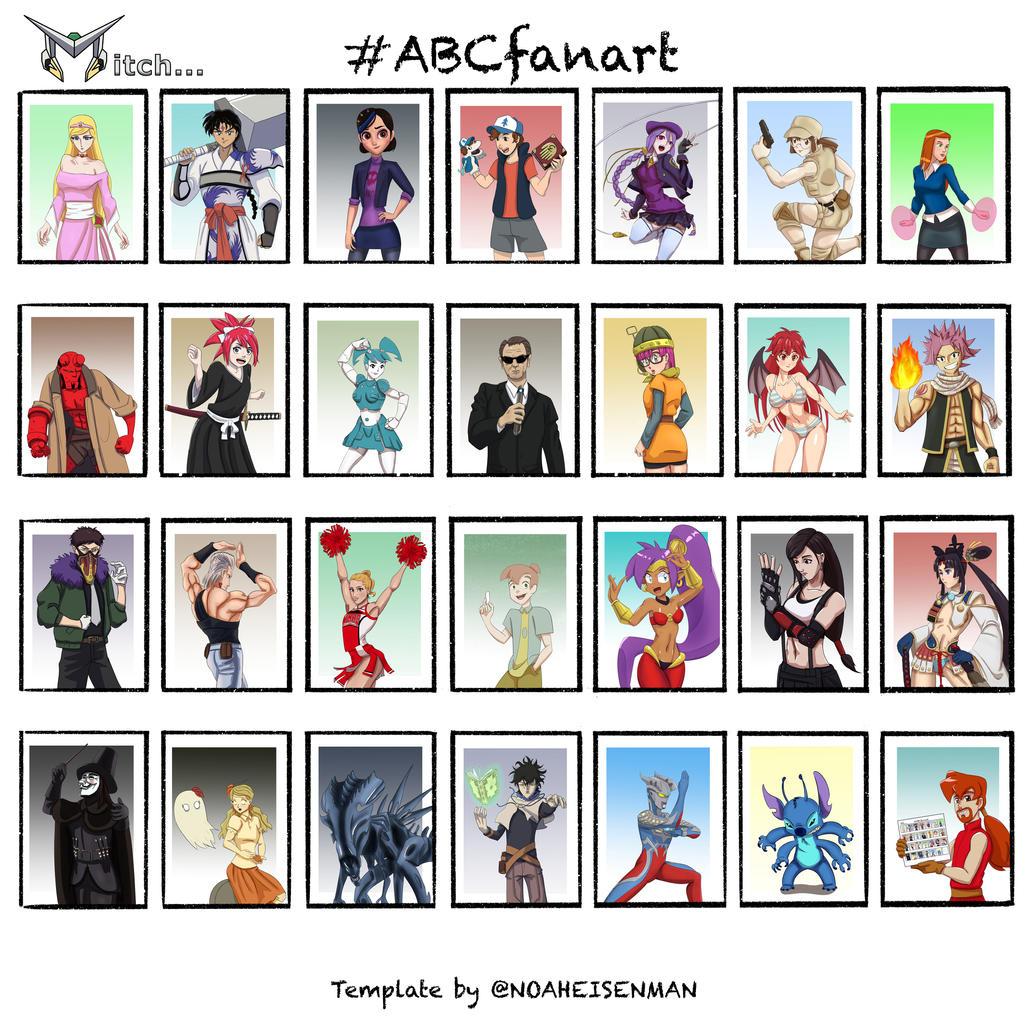 ABCfanart Complete by MakoMitch on DeviantArt