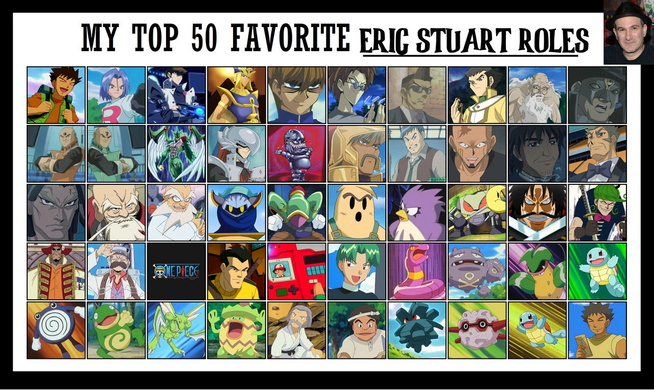 My Top 50 Favorite Eric Stuart Roles by MM45Y on DeviantArt