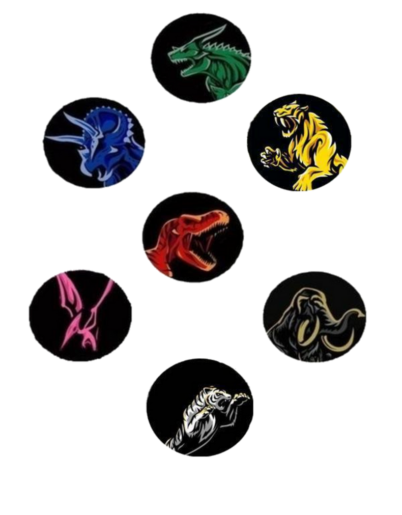 Power Ranger Coins Latin Version (Color) .2 by MychalRobert on DeviantArt