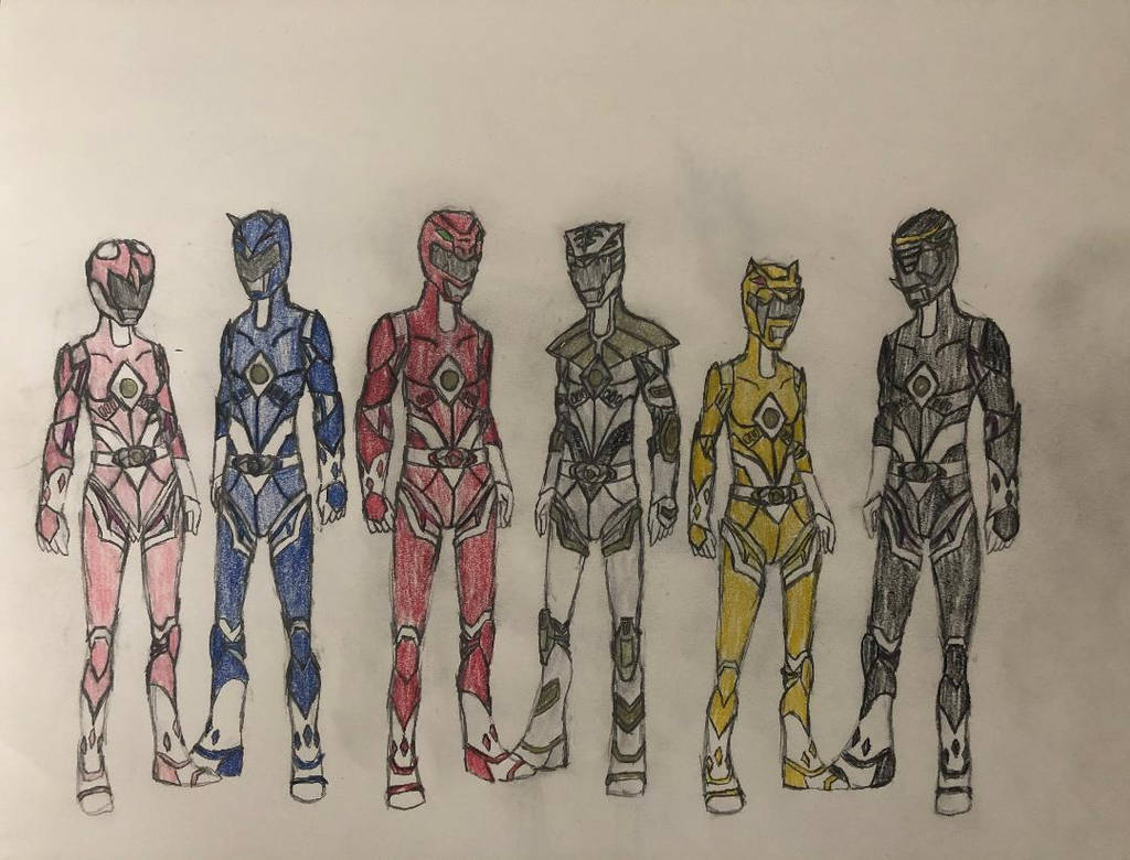 Long Head Power Ranger Mighty Morphin Power Rangers: Redesign final by MychalRobert on DeviantArt