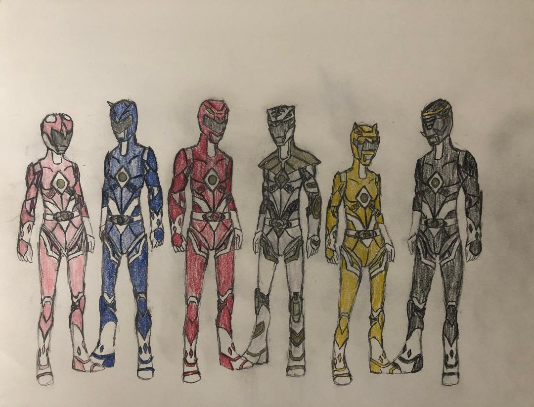 Mighty Morphin Power Rangers: Redesign final by MychalRobert on DeviantArt