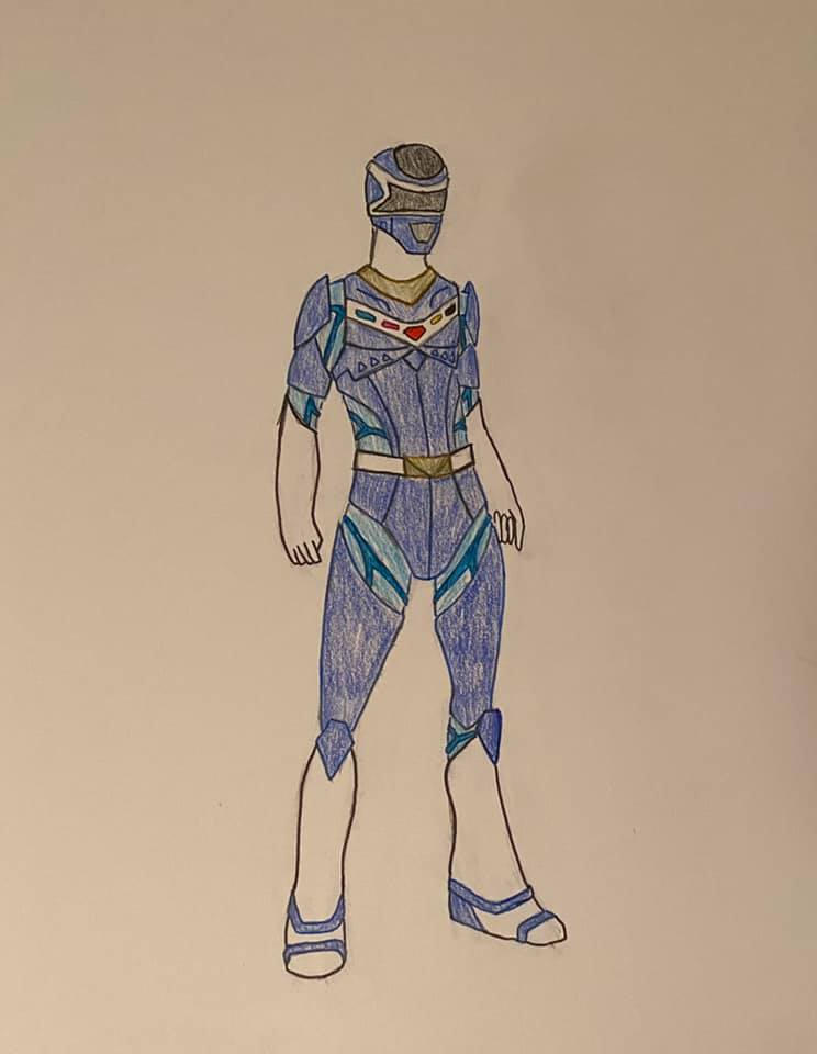 Blue Ranger Traceable The Blue Ranger by MychalRobert on DeviantArt