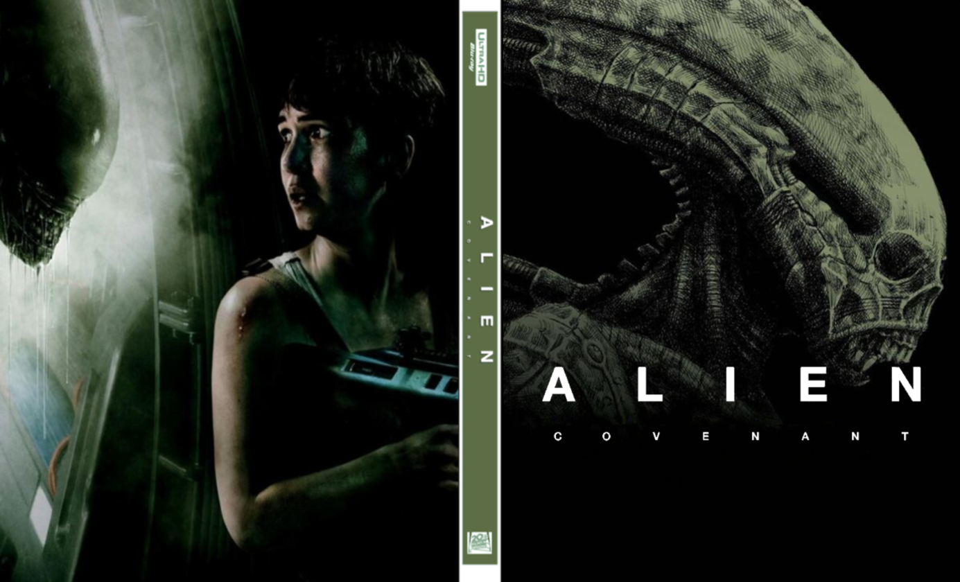 Alien: Covenant steelbook template by MychalRobert on DeviantArt