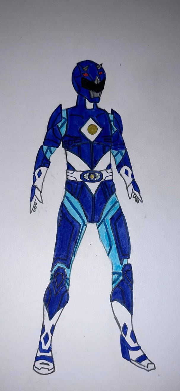 The Blue Ranger (redux) by MychalRobert on DeviantArt