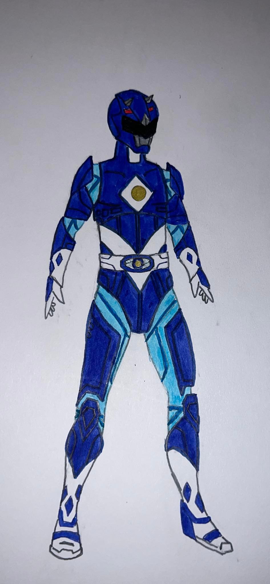 Blue Ranger Traceable The Blue Ranger (redux) by MychalRobert on DeviantArt