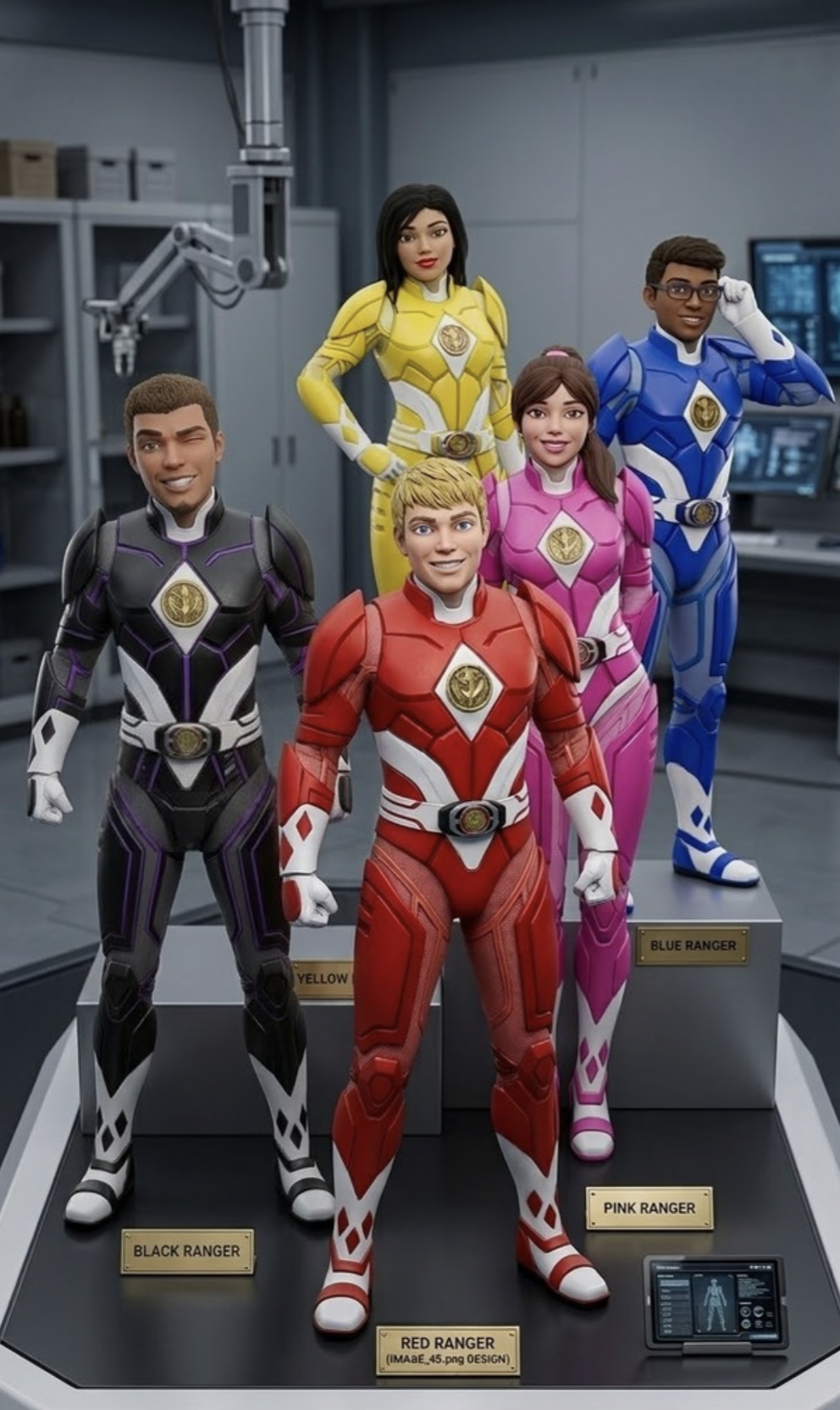 Hasbro Power Rangers Deviantart Power Rangers by MychalRobert on DeviantArt