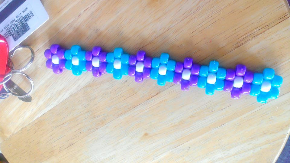 Kandi Flower Keychain by ForeverResa on DeviantArt