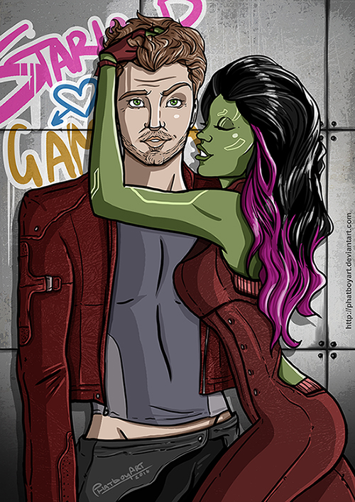 Galaxy Lovers: Starlord and Gamora