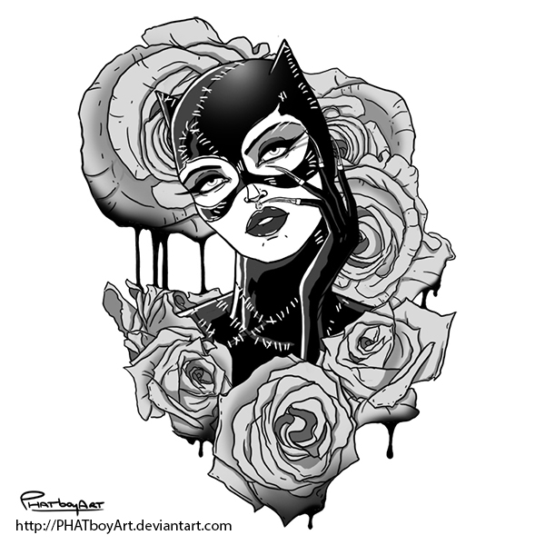 Catwoman (Tattoo Design)