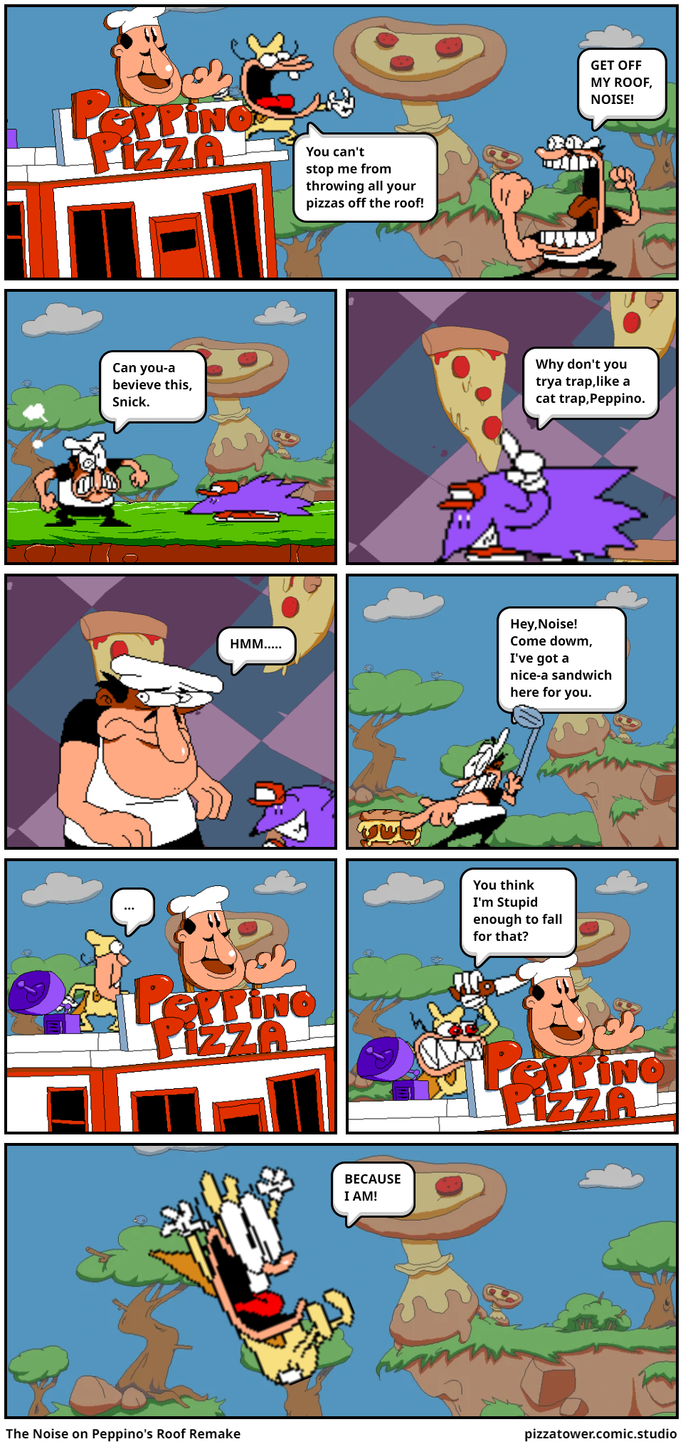 Do I Look Like Peppino Pizza Tower - Comic Studio