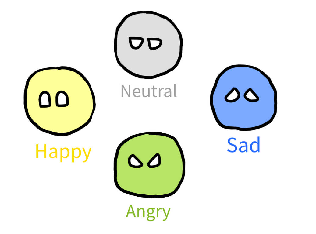 Apparently inanimate balls have emotions by Iwuedfh on DeviantArt