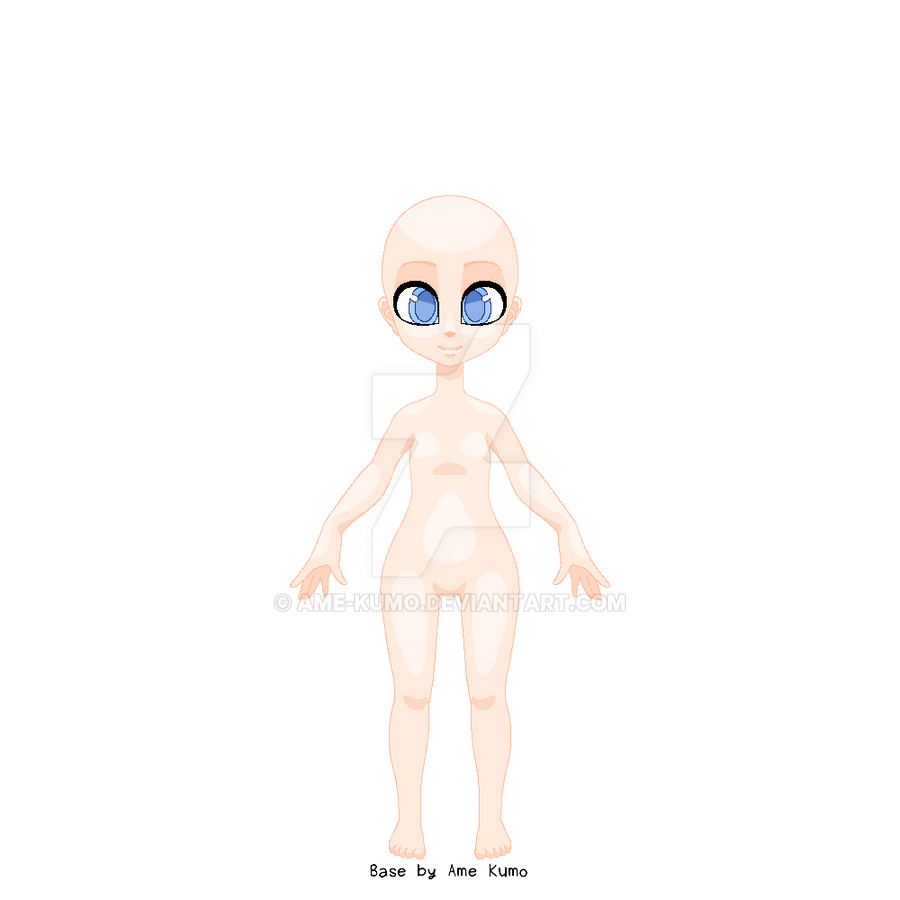 Human chibi base (ptu) by Ame-Kumo on DeviantArt