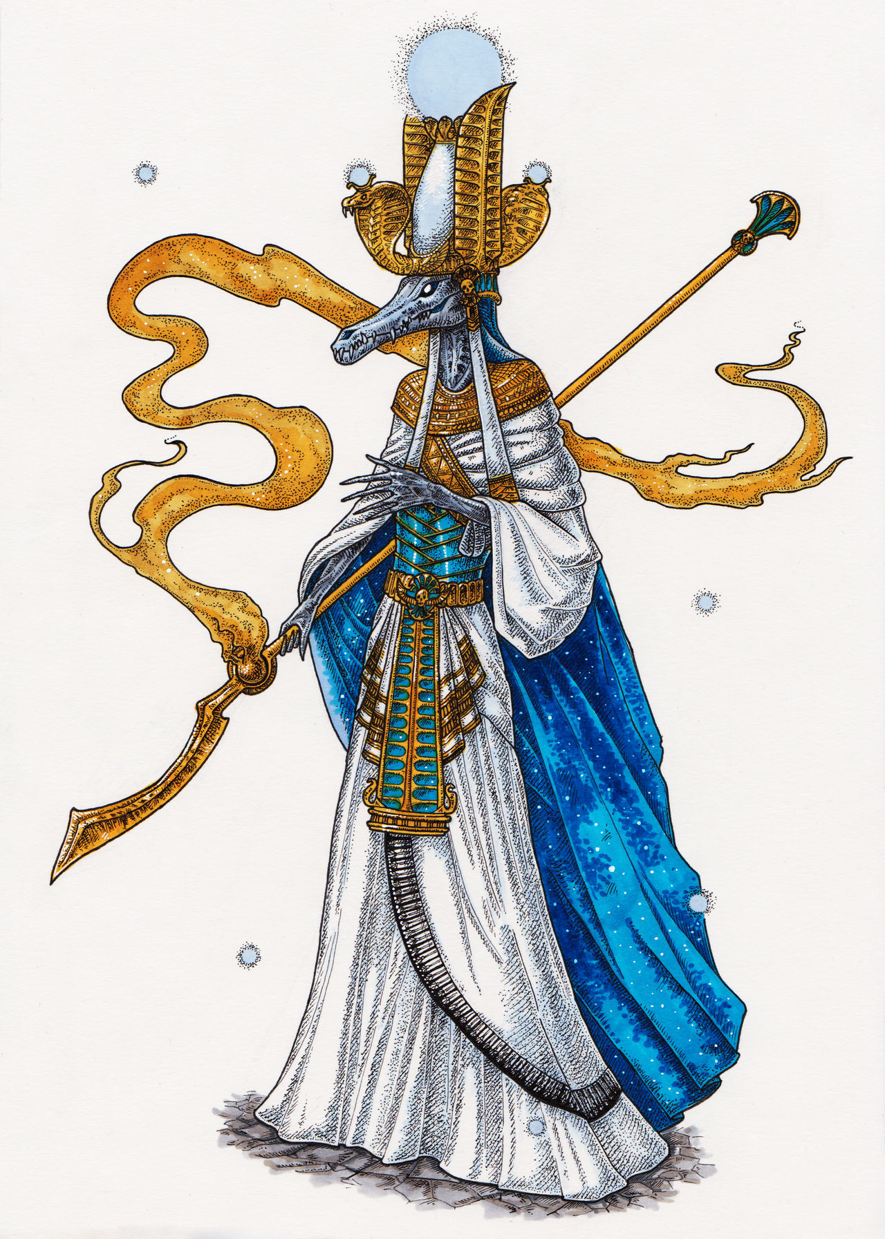 Undead Egyptian God by Celerati on DeviantArt