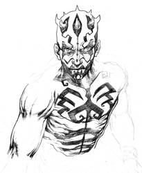 Darth Maul quick drawing