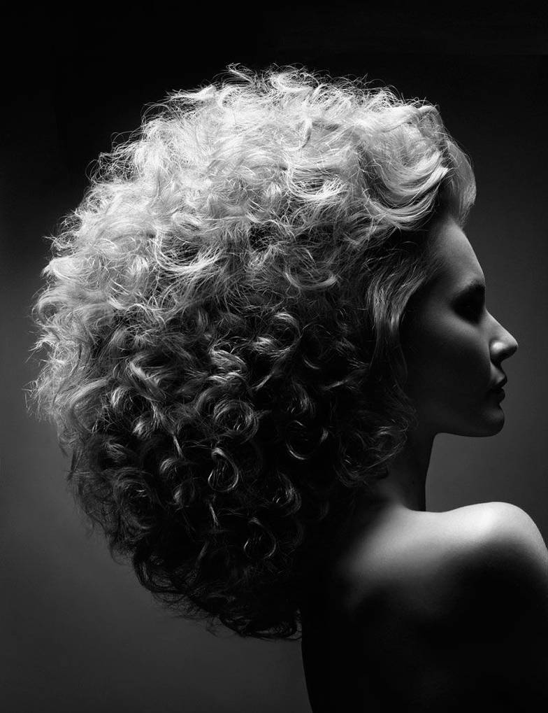 Spectacular Big Curls Moment Illustration Spectacular Big Curls Moment Illustration