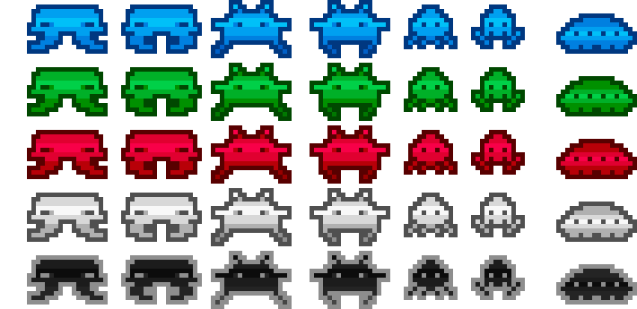 DS Extreme-style Futurama Space Invaders Upscaled by Videogamejunkie443 ...