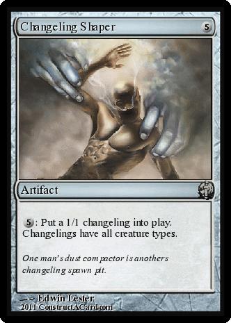 mtg cards with changeling Outcast - Single Card destroy up to one target artifact or enchantment. Magic the Gathering Lorwyn Eclipsed