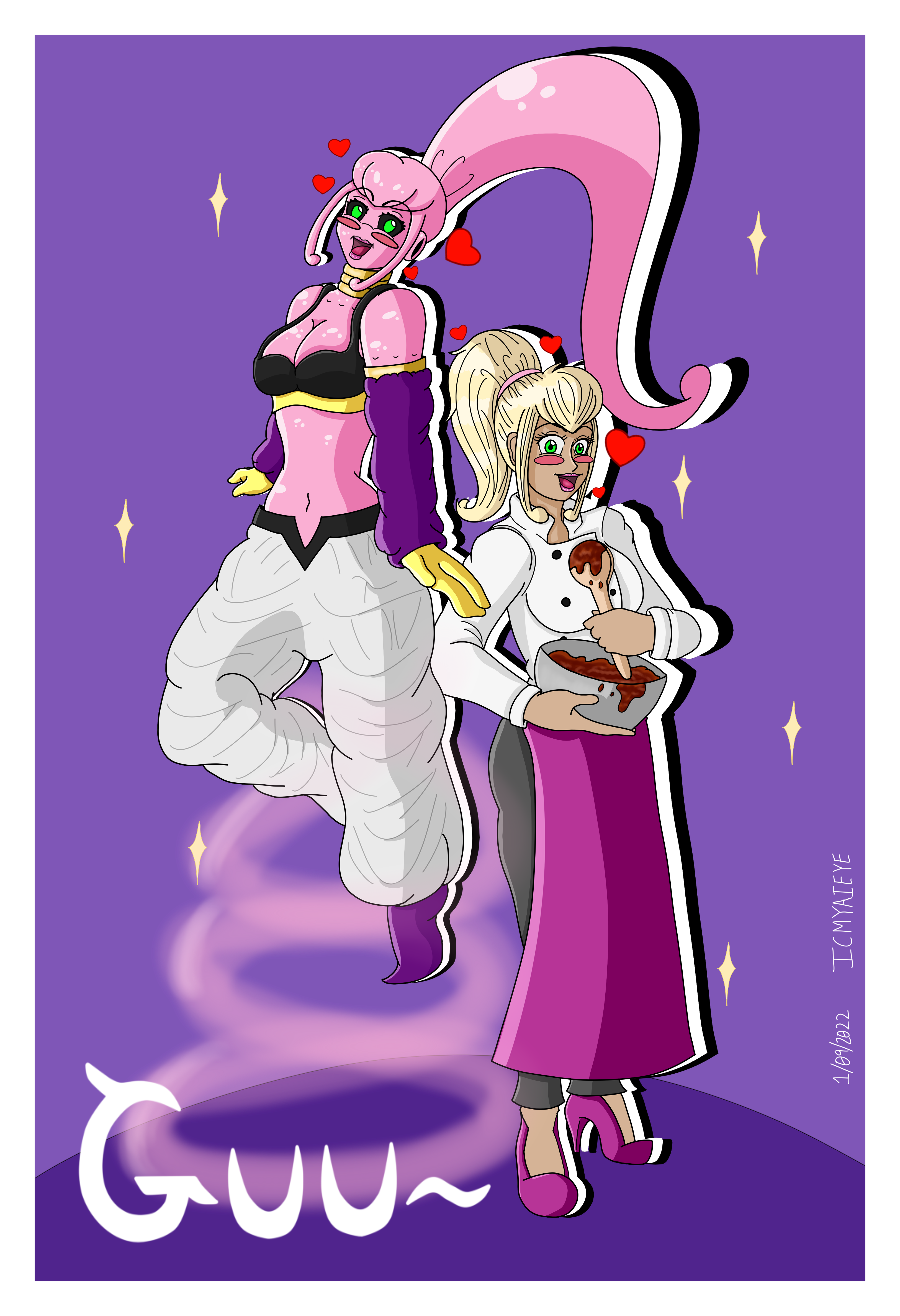 Pink Randomstuff3000 Guu Majin and Human form by ICmyaieye on DeviantArt