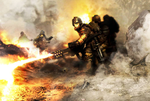 'Purge them with fire' Death Korps - Heavy Flamer