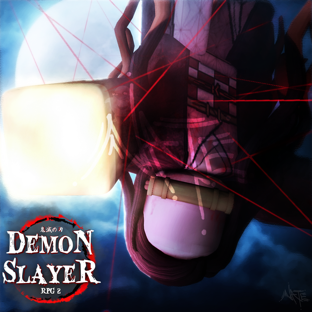 ROBLOX Demon Slayer RPG 2 Halloween demon art!
